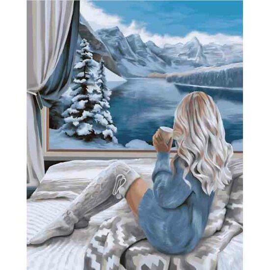 Diamond painting op kader &quot;Harmony of comfort&quot; 40x50 cm