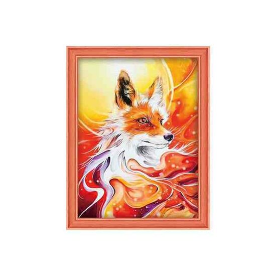 Diamond Painting Fire Fox 30x40 cm vierkante steentjes