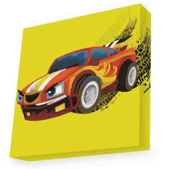Diamond Painting DBX.076 DOTZ&reg; - BOX Diamond Dotting kit - 22x22cm - Hot Rod