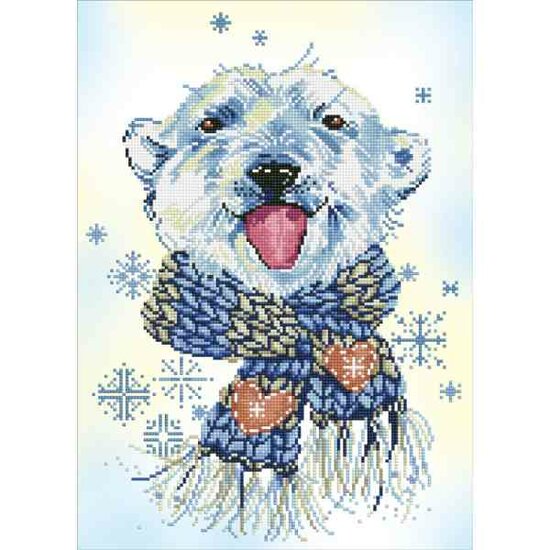 Diamond Painting DD9.042 DIAMOND DOTZ&reg; - 37x51cm - Polar Dude