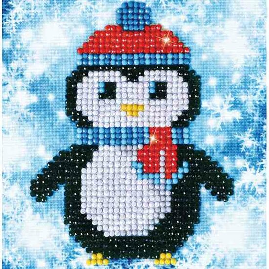 Diamond Dotz DD2.023 DIAMOND DOTZ&reg; - 13.54x13.54cm - Christmas Penguin