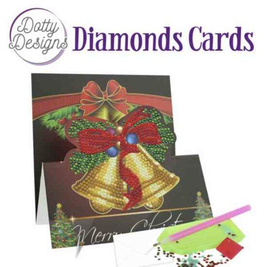 Diamond Painting DDDC1150 Dotty Designs Diamond Easel Card 150 - Christmas Bells