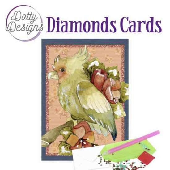 Diamond Painting DDDC1023 Dotty Designs Diamond Cards - Vase with flowers