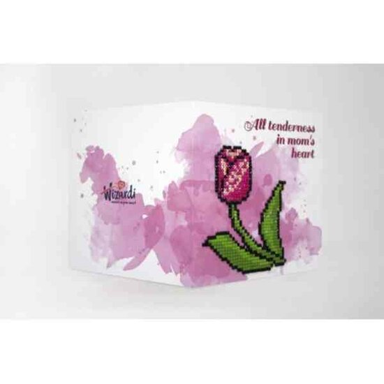 Diamond painting Wenskaart All Tenderness in Mom&#039;s Heart