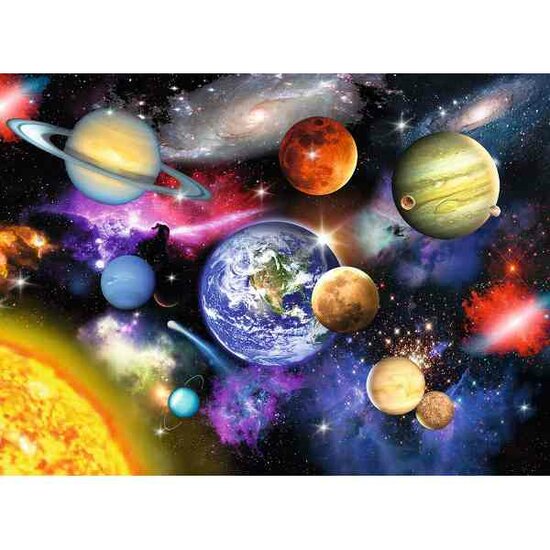 Diamond Painting Planeten  86 x 63  Vierkante  Steentjes