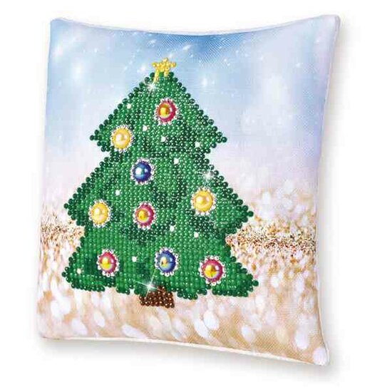 Diamond Painting DDP2.036 DIAMOND DOTZ&reg; - 18x18cm kussen - Christmas Tree