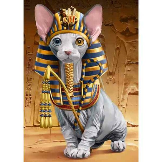 Diamond Painting Pharaoh Sphynx Cat 27x38 cm WD2511