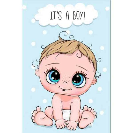 Diamond Painting It&#039;s a boy 20x30 WD3029
