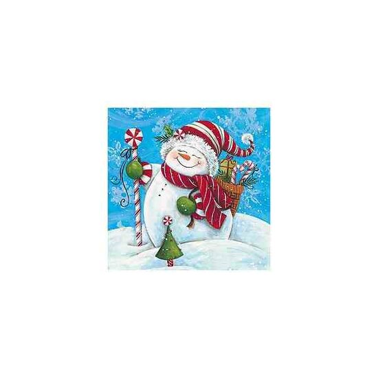 Diamond  Painting  Snowman with Gifts 38x38
