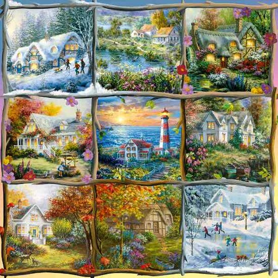 Seasons Nine Patch Puzzel 1000 stukjes