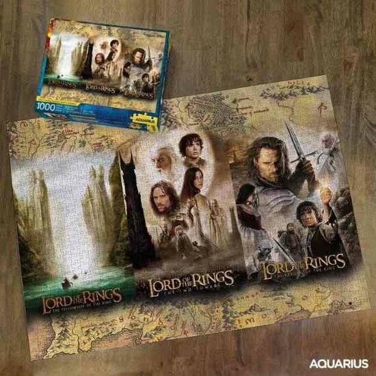 LORD OF THE RINGS - Puzzel Triptych 1000 stukjes