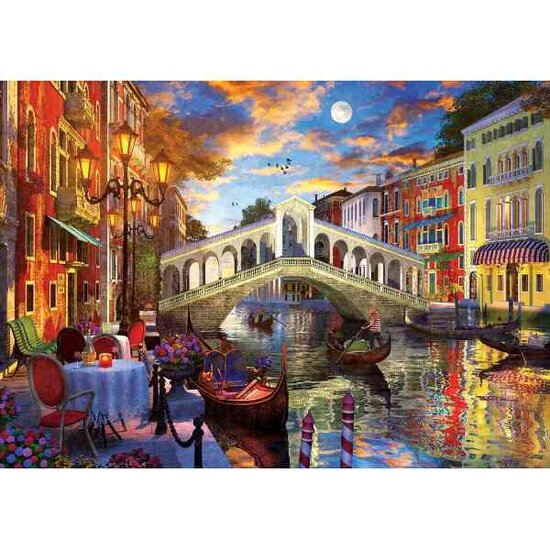 Art-Puzzle Rialto Brug Venetie Puzzel 1500 stukjes