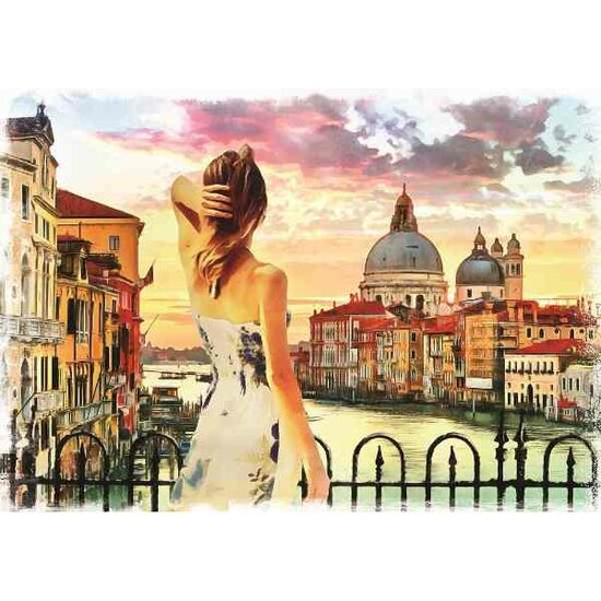 Views on Venice -  Puzzel 1500 stukjes