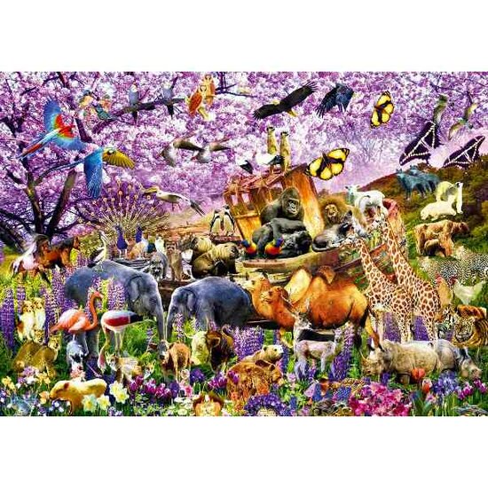 Two By Two at Noah&#039;s Ark -  Puzzel 1000 stukjes
