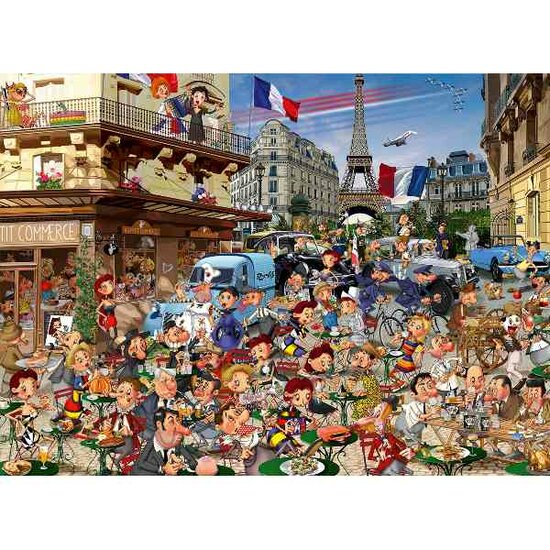 Fran&ccedil;ois Ruyer - Les 30 Glorieuses  -  Puzzel 4000 stukjes