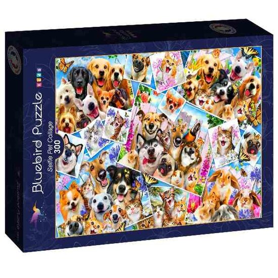 Selfie Pet Collage -  Puzzel 300 stukjes