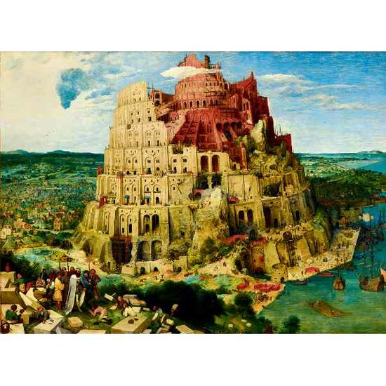 The Tower of Babel, 1563  -  Puzzel 3000 stukjes