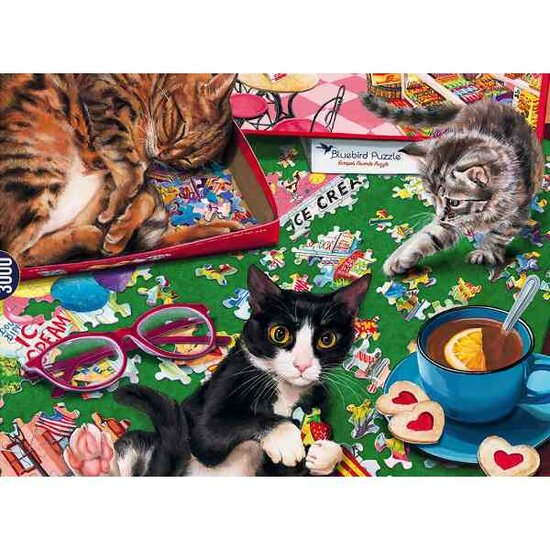 Bluebird Puzzle Cats  Puzzel 3000 stukjes
