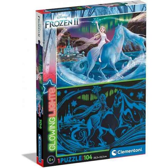 DISNEY - Frozen 2 - Puzzel Glow In The Dark 104 stukjes