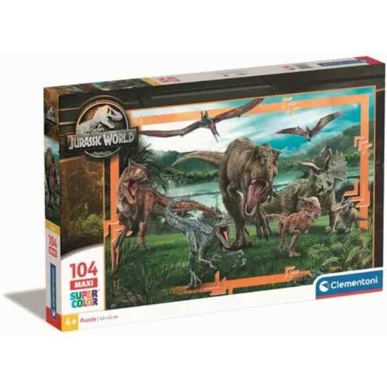 JURASSIC WORLD - Dinosaurs - Puzzle Maxi 104 P