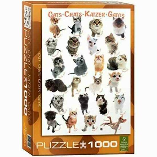 Cats Puzzel 1000 Stukjes