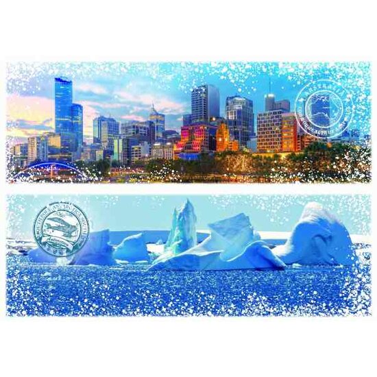 Travel around the World - Australia and Antarctica   -  Puzzle 2,000 pieces