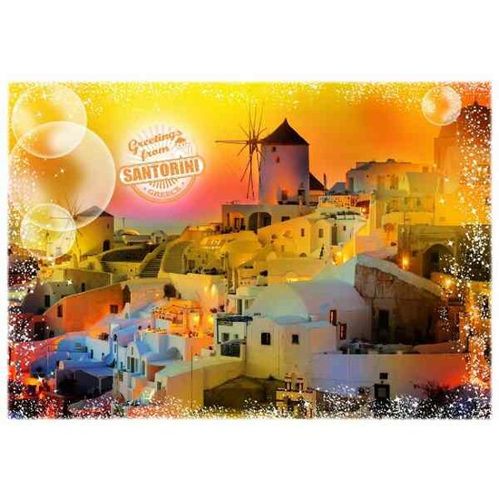Travel around the World - Greece   -  Puzzle 2,000 pieces