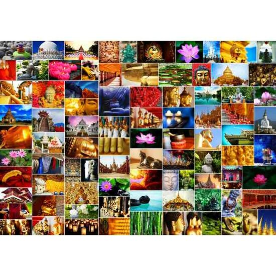 Collage - Zen-  Puzzel 1500 stukjes