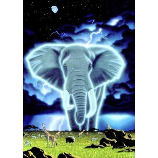 Schim Schimmel - Spirit of Africa  Puzzel 1000 stukjes
