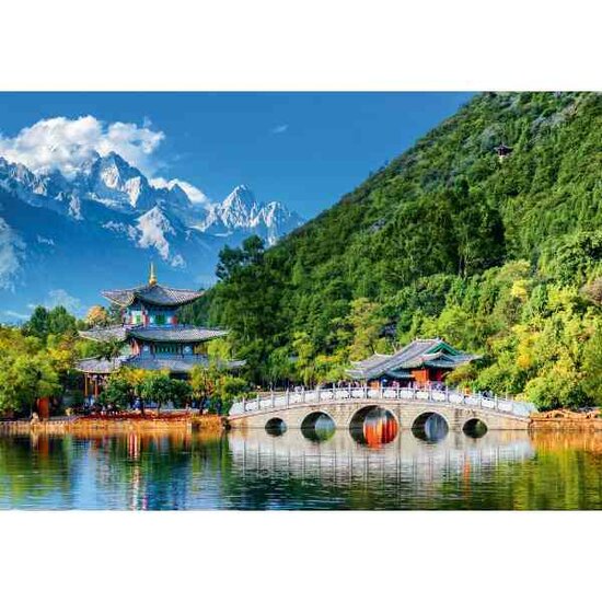 Jade Dragon Snow Mountain Puzzel 1000 stukjes