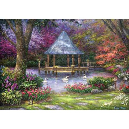 Chuck Pinson Swan Pond - Puzzel 1500 Stukjes