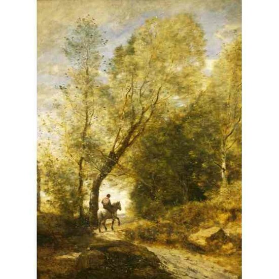 Jean-Baptiste-Camille Corot: The Forest of Coubron, 1872 -  Puzzel 2000 stukjes