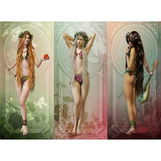 The 3 Muses -   Puzzel 2000 stukjes