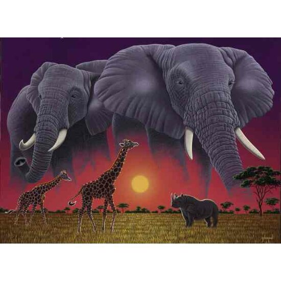 Schim Schimmel - Africa&#039;s Children  puzzel 2000 stukjes