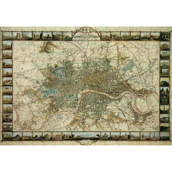Plan of London -  Puzzle 1,000 pieces