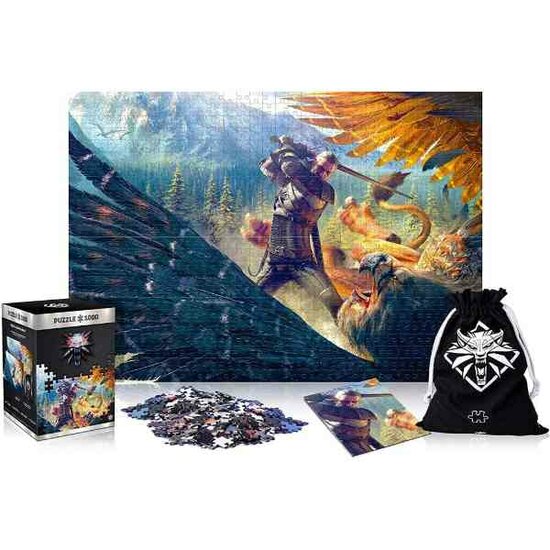 THE WITCHER - Combat de Griffon - Puzzle Premium 1000P
