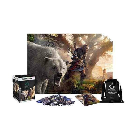 ASSASSIN&#039;S CREED VALHALLA - Eivor &amp; Polar Bear - Premium Puzzle 1000P