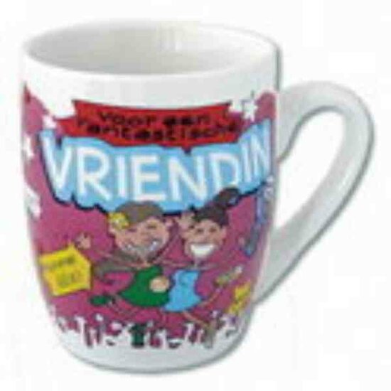 Feestmok Vriendin 325 Ml Keramiek Wit