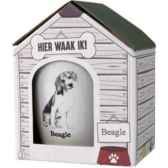 Mok - Beagle &ndash; Dier &ndash; Puppy &ndash; Hond &ndash; Dieren &ndash; Mokken en bekers &ndash; Keramiek &ndash; Mokken - Porselein - Honden &ndash; Cadeau - Kado
