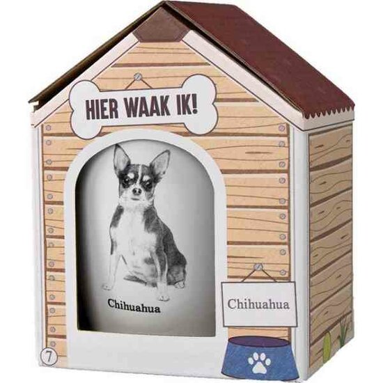 Mok &ndash; Chihuahua &ndash; Dier &ndash; Puppy &ndash; Hond &ndash; Dieren &ndash; Mokken en bekers &ndash; Keramiek &ndash; Mokken - Porselein - Honden &ndash; Cadeau - Kado