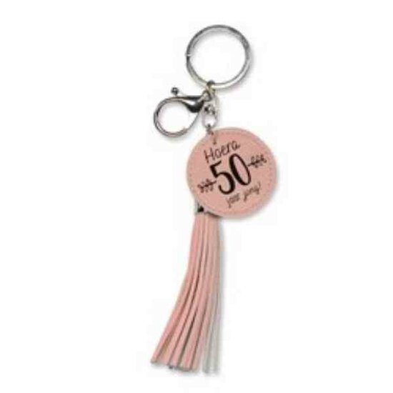 Sleutelhanger /Tashanger +Tassel / Kwast 50 jaar