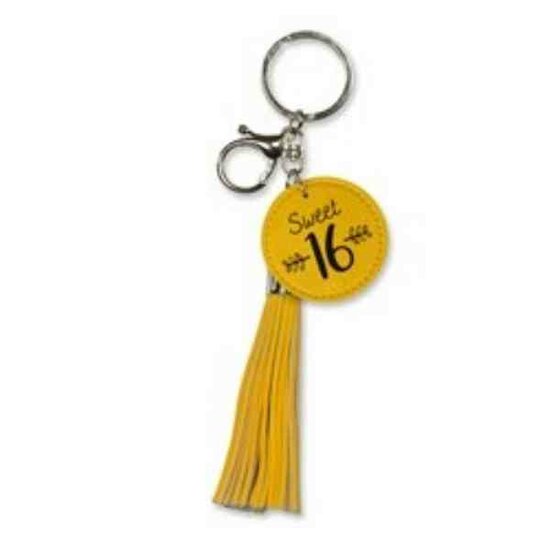 Sleutelhanger /Tashanger +Tassel / Kwast Sweet 16
