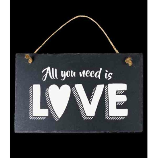 Stone Slogans All You need is love / Spreuktegel