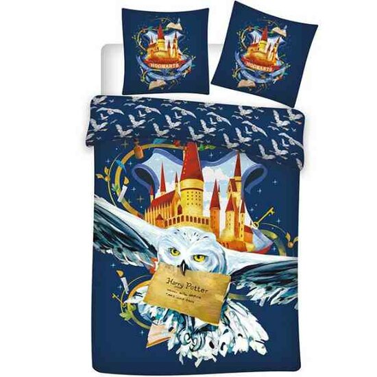 HARRY POTTER - Duvet Cover 140x200cm - Hedwig &#039;100% microfiber&#039;