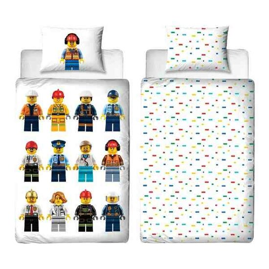 LEGO - Duvet Cover / Dekbedovertrek  140x200cm + Cushion 60x70cm - &#039;100% Coton&#039;