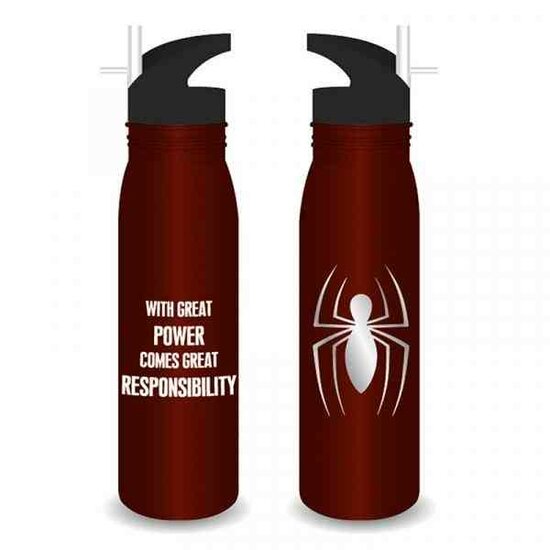MARVEL - Water Bottle Metal - Spiderman