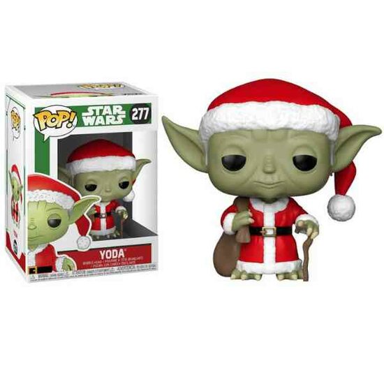 STAR WARS - Bobble Head POP N&deg; 277 - Holiday - Santa Yoda