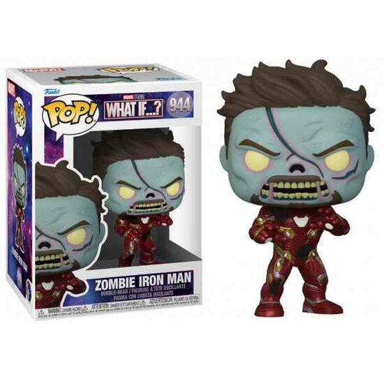 Funko Pop MARVEL WHAT IF - Bobble Head POP N&deg; 944 - Zombie Iron Man
