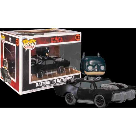 funko Pop DC COMICS - Pop Ride Super DLX N&deg; 282 - Batman in Batmobile