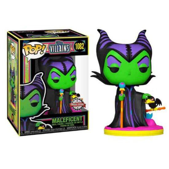 Funko Pop SLEEPING BEAUTY - POP N&deg; 1082 - Maleficient Blacklight SPECIAL EDITION